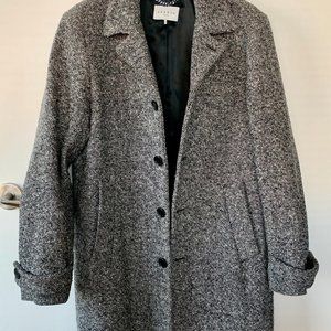 SANDRO Wool-Blend Coat